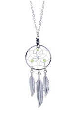 Birthstone Dream Catcher Necklace - DC17-P