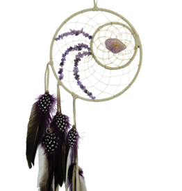 "Protect the Earth" Dream Catcher in Amethyst - DCV42