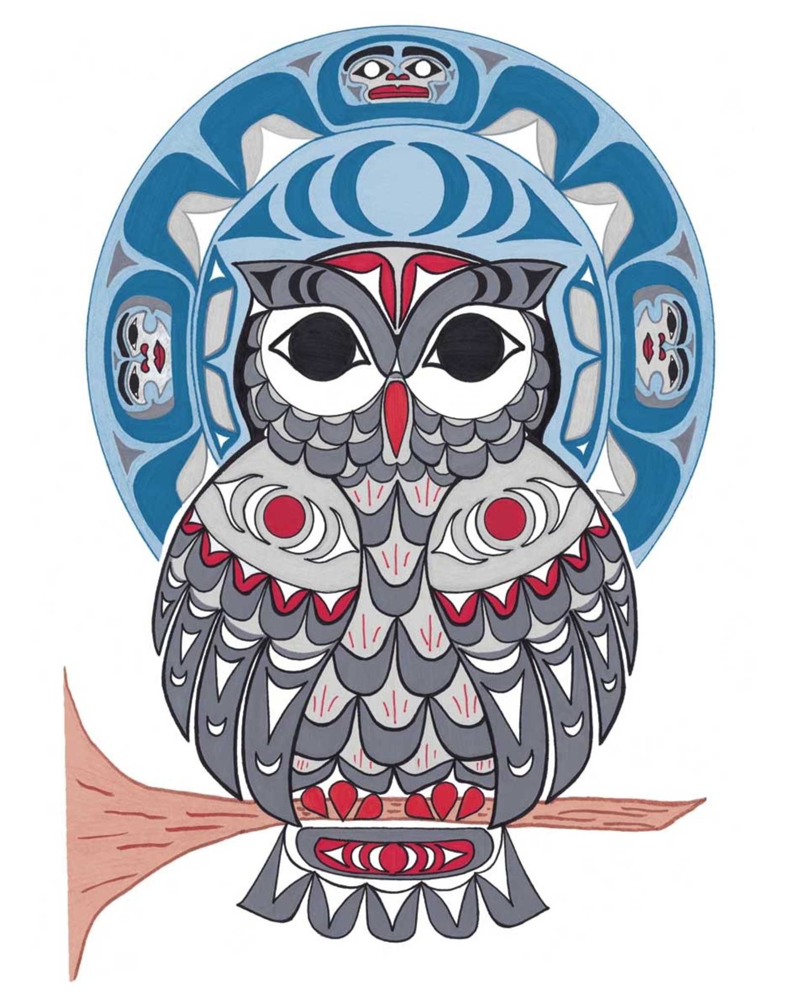 Owl par Angela Kimble Carte