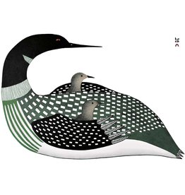 Cradled Loons par N. Teevee Carte