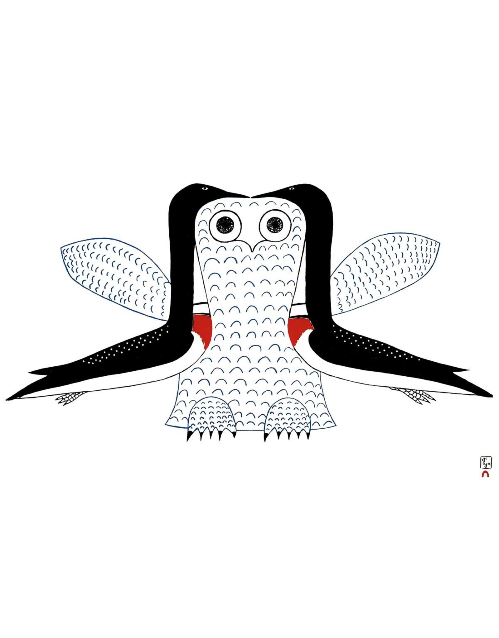 Imaginary Owl par Ohotaq Mikkigak Carte