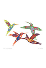 Four Hummingbirds par Ben Houstie Carte