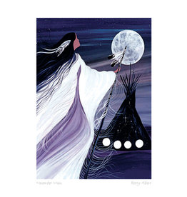 November Moon by Betty Albert Card