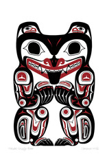 Haida Grizzly Bear by Clarence Mills Card