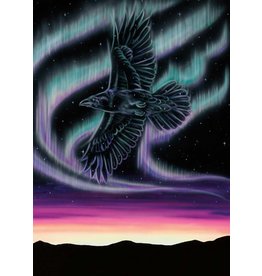 Sky Dance - Raven by Amy Keller-Rempp Card