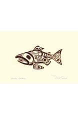 Haida Salmon by Bill Reid Matted 7440