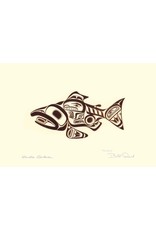 Haida Salmon par Bill Reid Montée sur Passe-Partout 7440