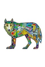 Wolf Standing by Sue Coccia Matted