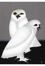 Unnuarsiut Uppiik (Night Owls) by Kananginak Pootoogook Matted