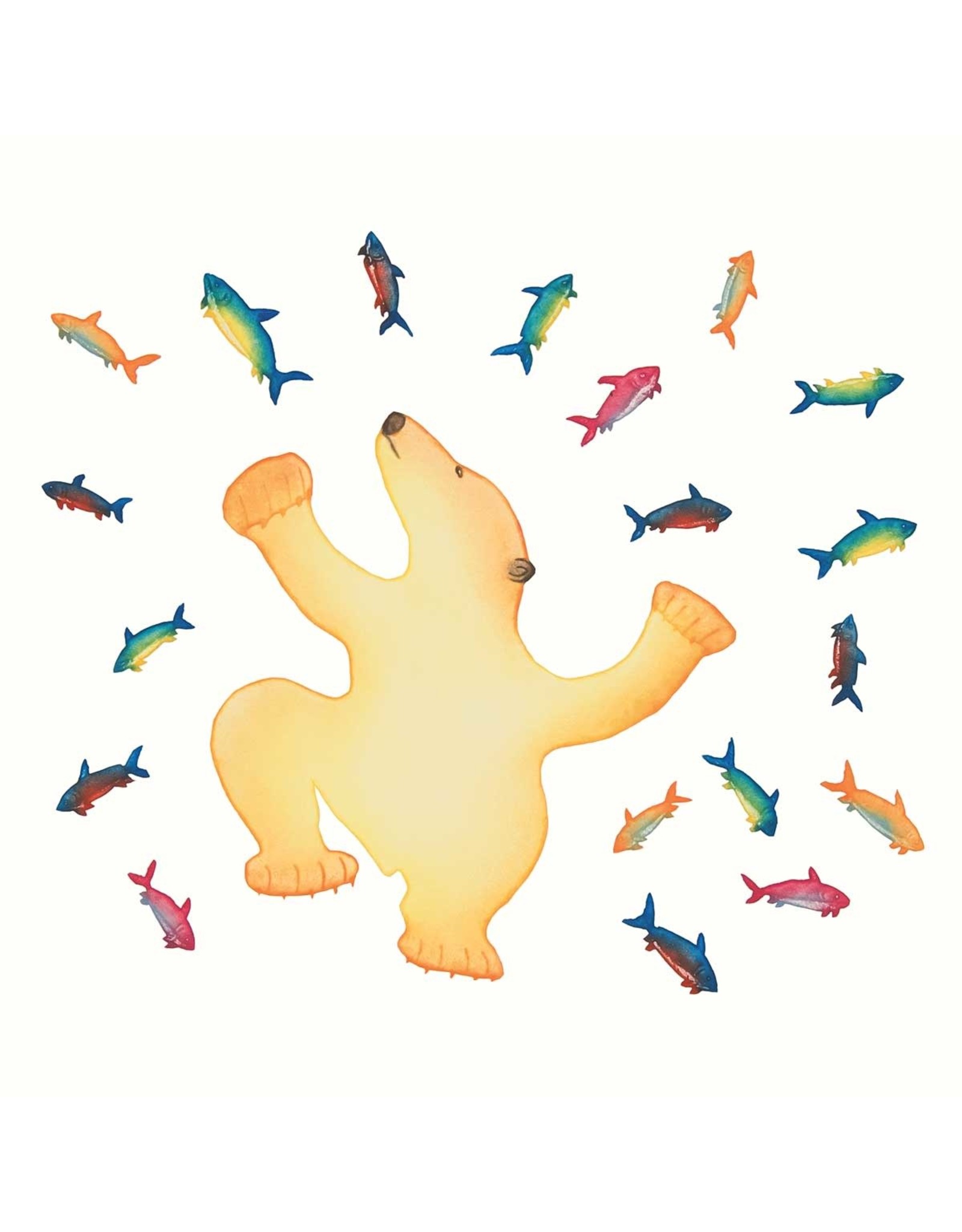 Surfacing Bear par Cee Pootoogook Matted