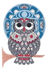 Owl par Angela Kimble Encadrée