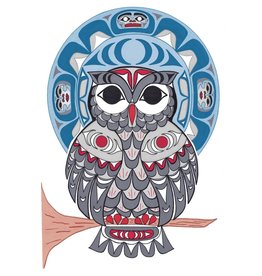 Owl par Angela Kimble Encadrée
