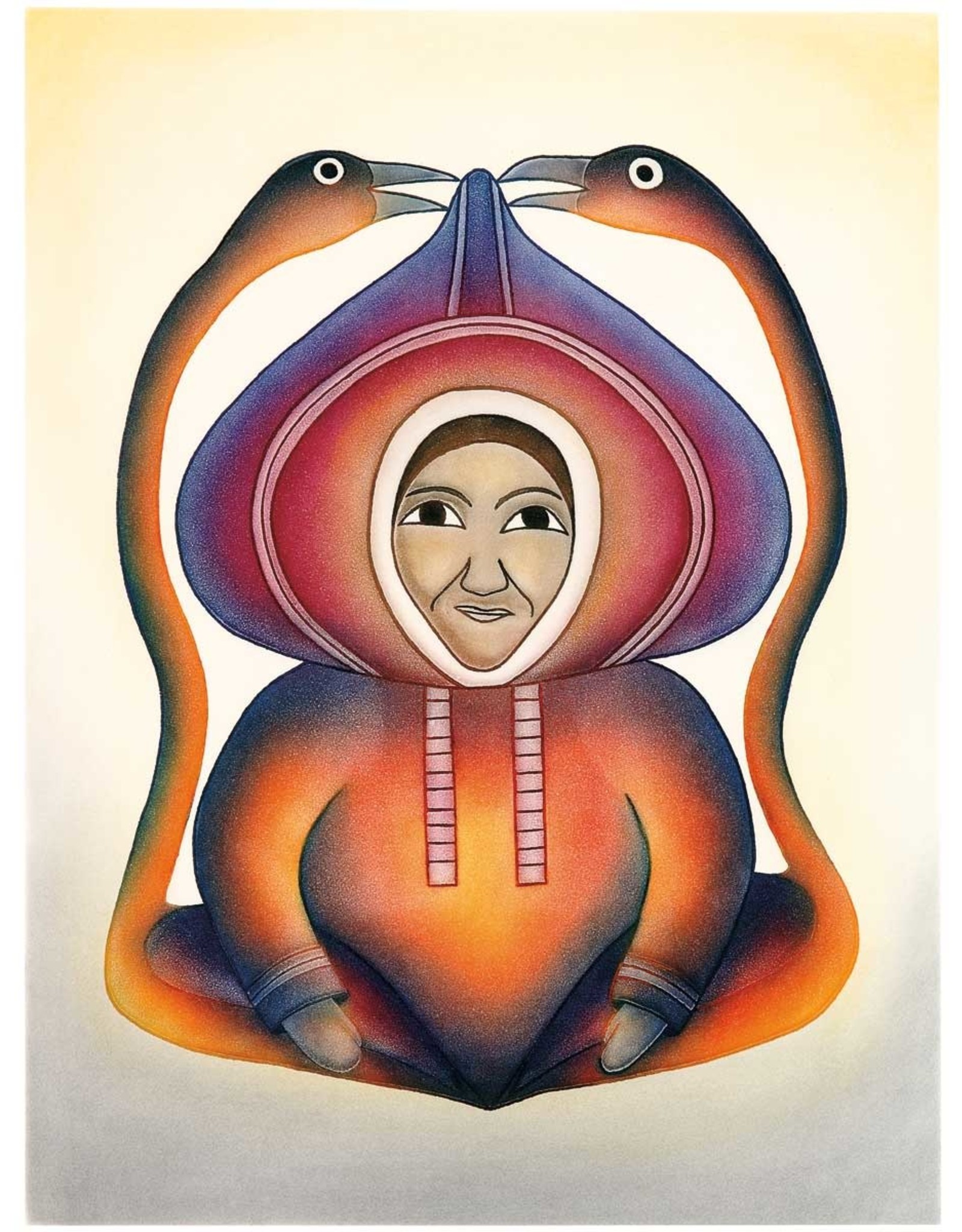 Peaceful Repose par Kenojuak Ashevak Encadrée