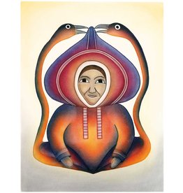 Peaceful Repose par Kenojuak Ashevak Encadrée