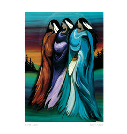 Three Sisters by Betty Albert Framed
