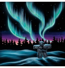 Sky Dance - Inukshuk par Amy Keller-Rempp Encadrée
