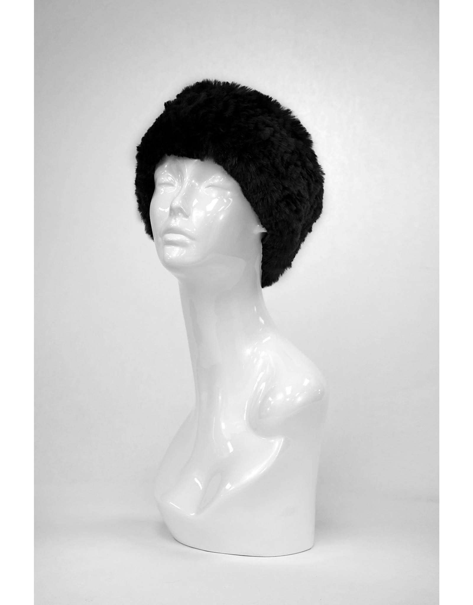 Knitted Rabbit Fur Headband