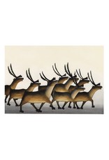 Steadfast Herd par Kananginak Pootoogook Carte