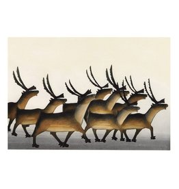 Steadfast Herd par Kananginak Pootoogook Carte