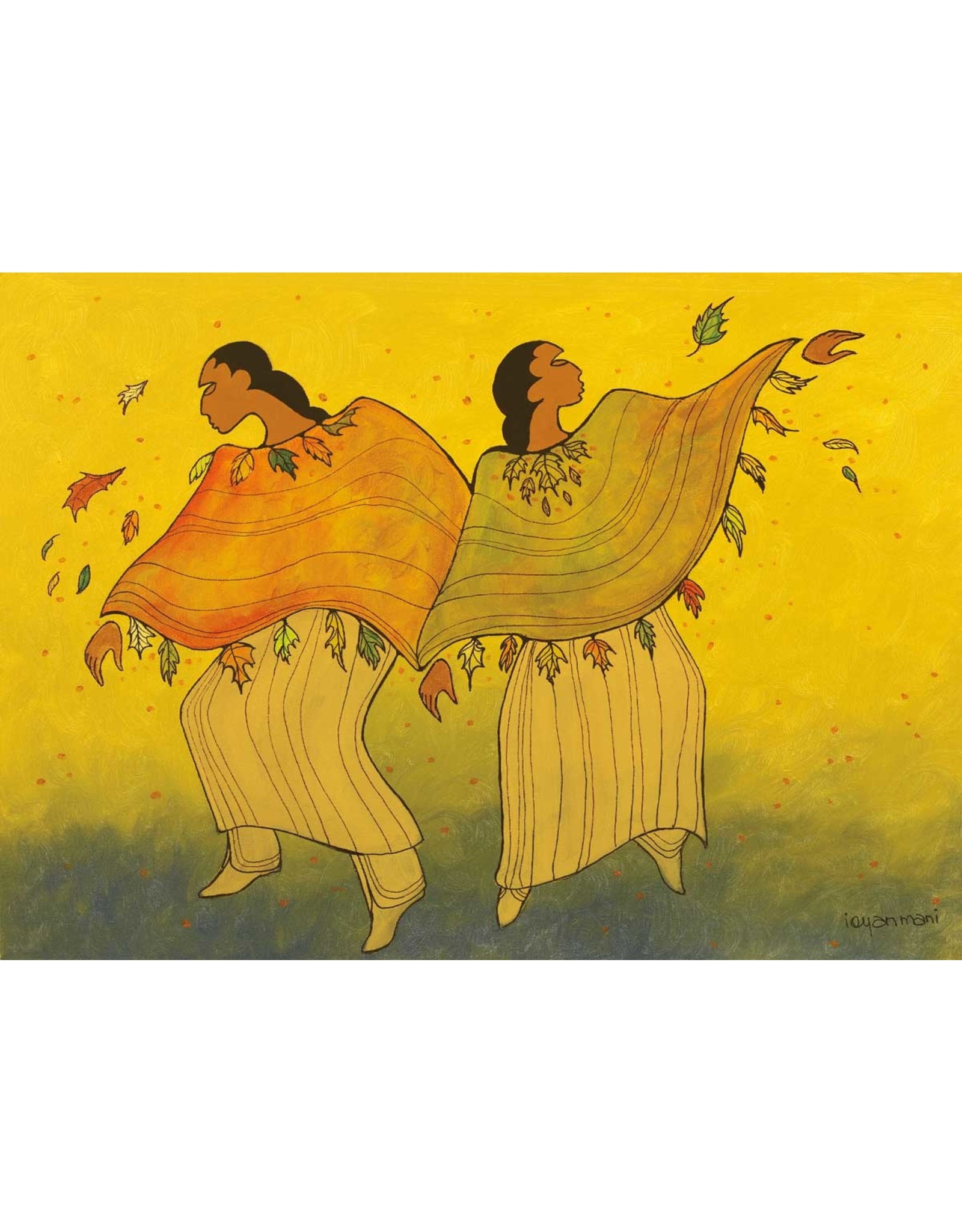 Autumn Dance by Maxine Noel Card