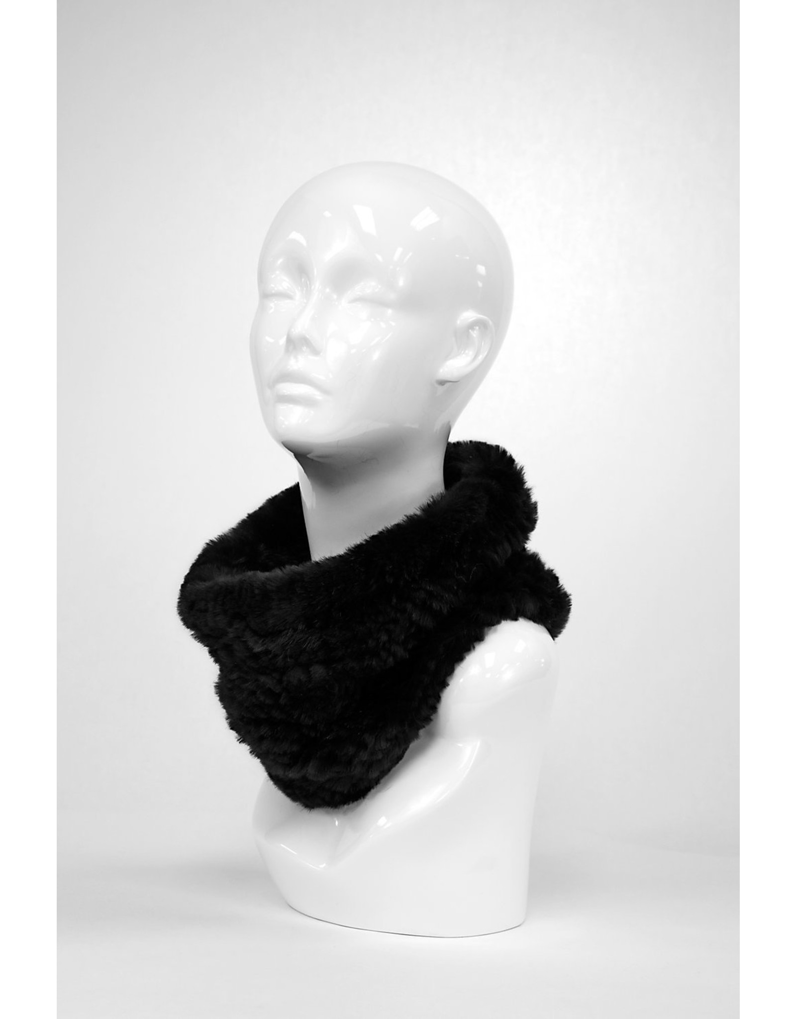 Rabbit Fur Neck Warmer - NWE28X