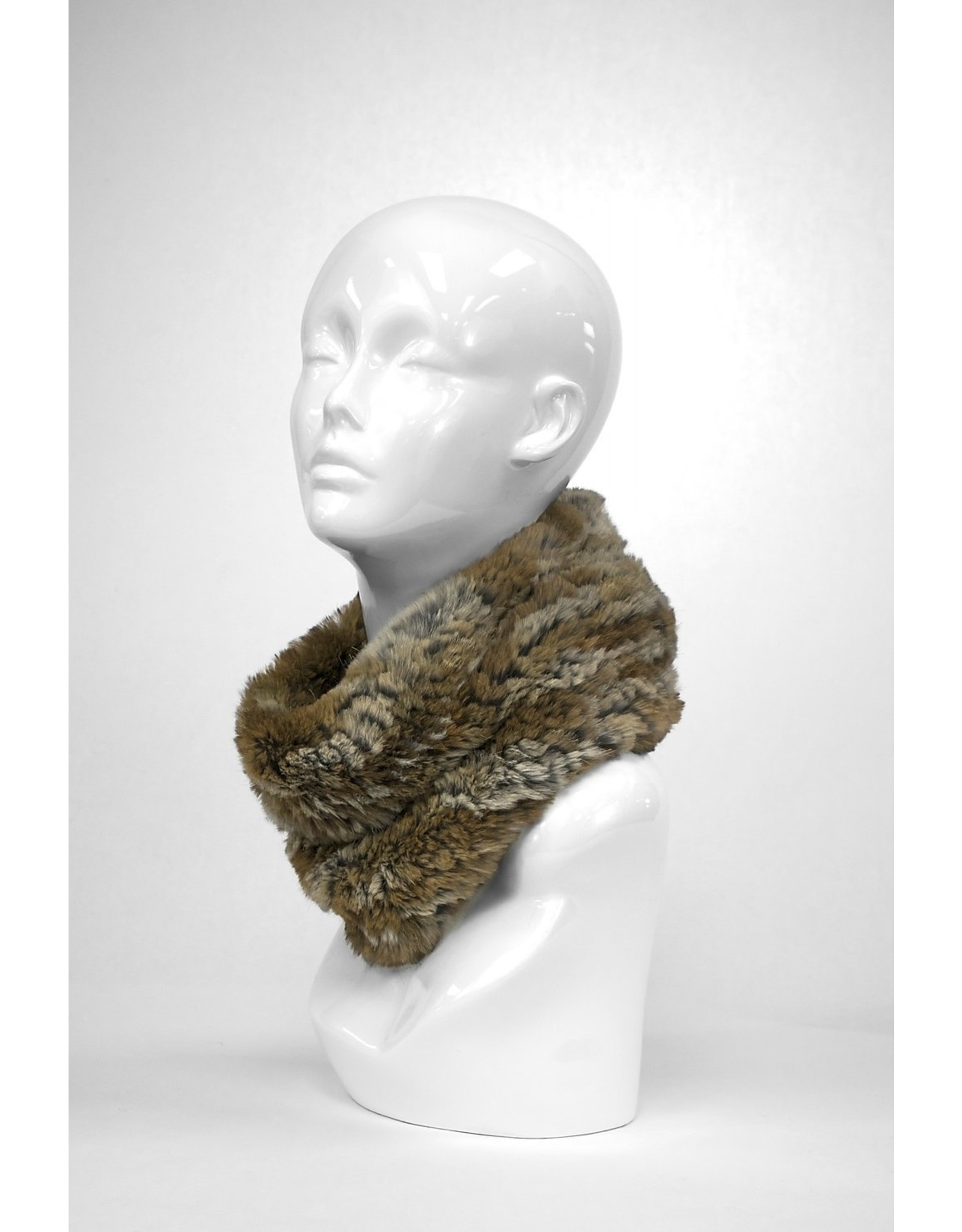 Rabbit Fur Neck Warmer - NWE28X