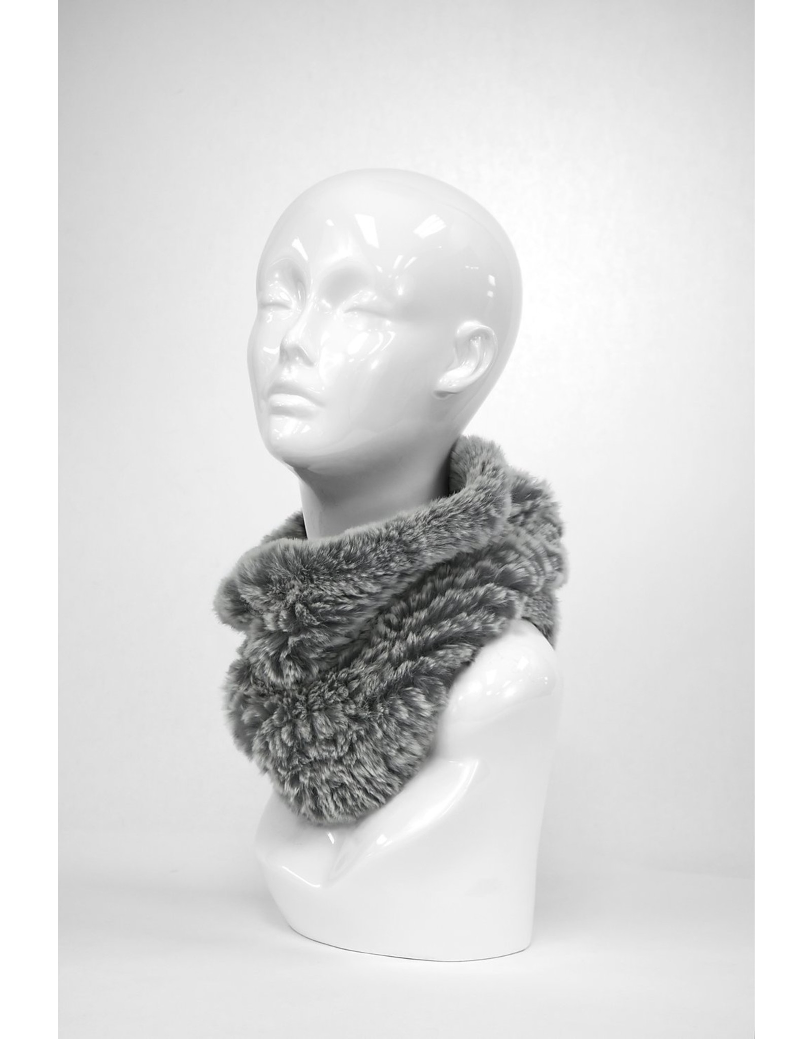 Rabbit Fur Neck Warmer - NWE28X