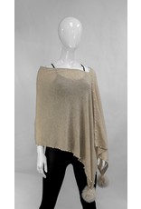 Poncho avec Renards et Perles - PODA01