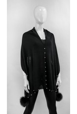 Poncho avec Renards et Perles - PODA01