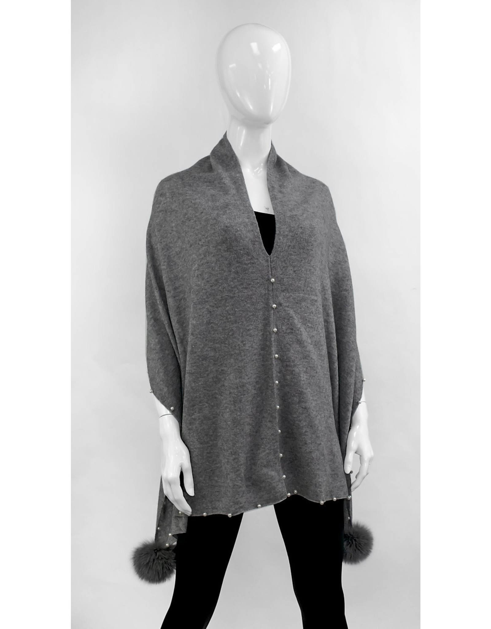 Poncho avec Renards et Perles - PODA01