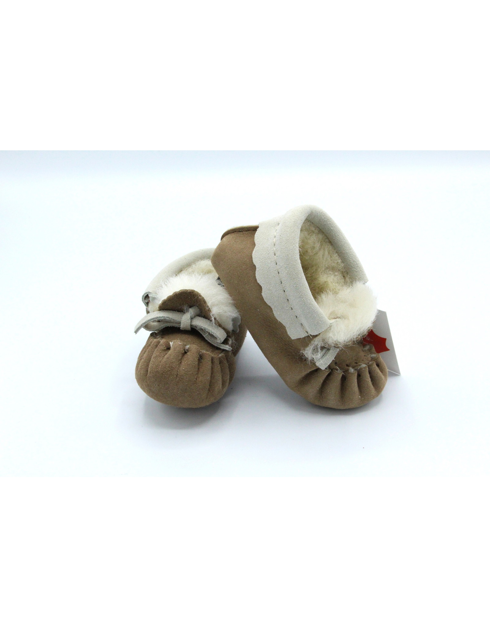 Mocassin pour Bébé avec Doublure en Laine de Mouton