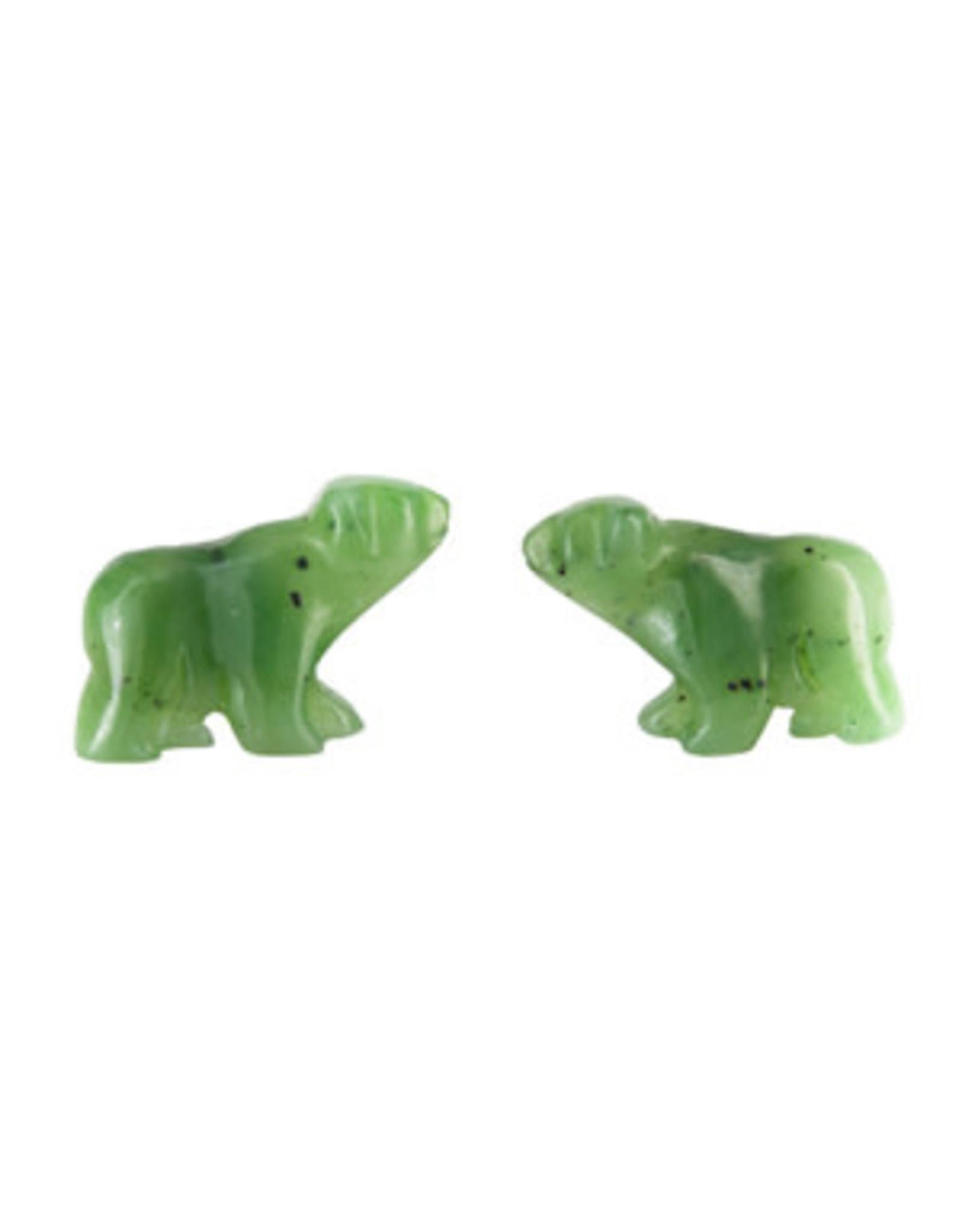 Jade Bear Earrings - JES52