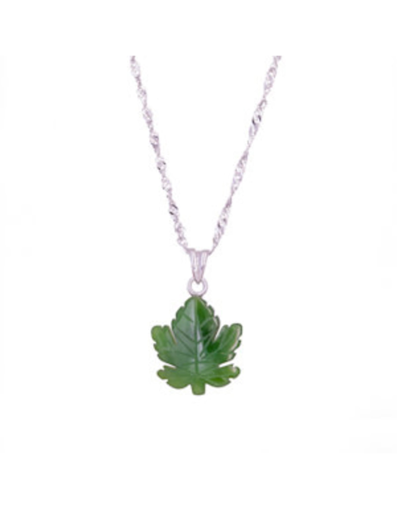 Collier en Jade (Feuille d'Érable) - JPS65
