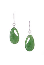 Boucle D'orelle en Jade (Aigle)  - JD26