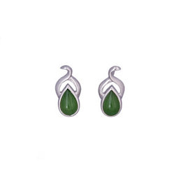 Boucles d'oreilles en Jade