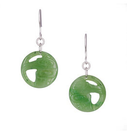 Boucle D'oreille en Jade - JD25