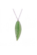 Jade Leaf Necklace - JPS109