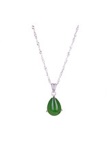 Jade Pear Pendant - JPS45
