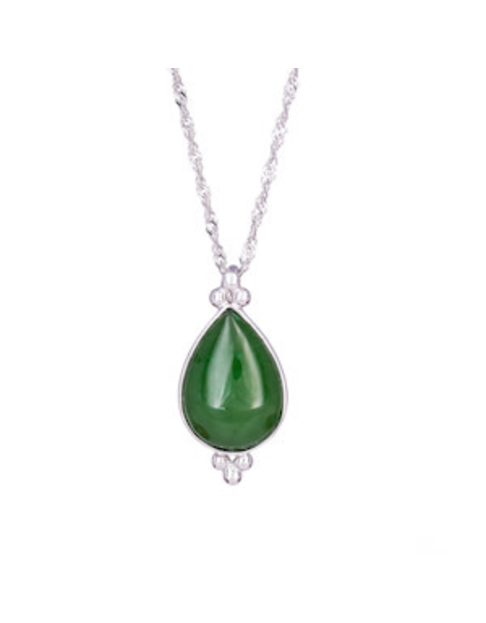Jade Pear Pendant - JPS90