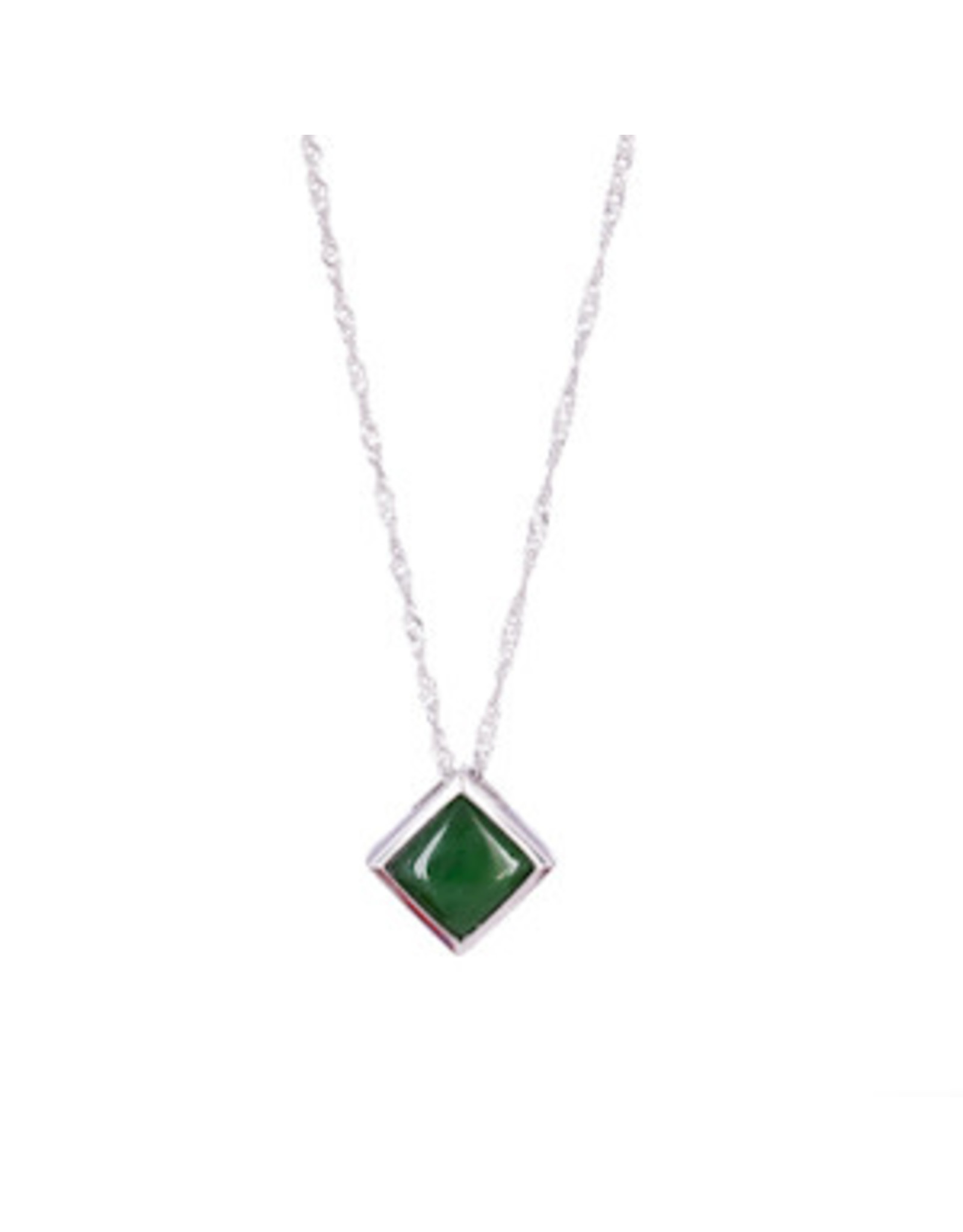 Square Jade Necklace - JPS95