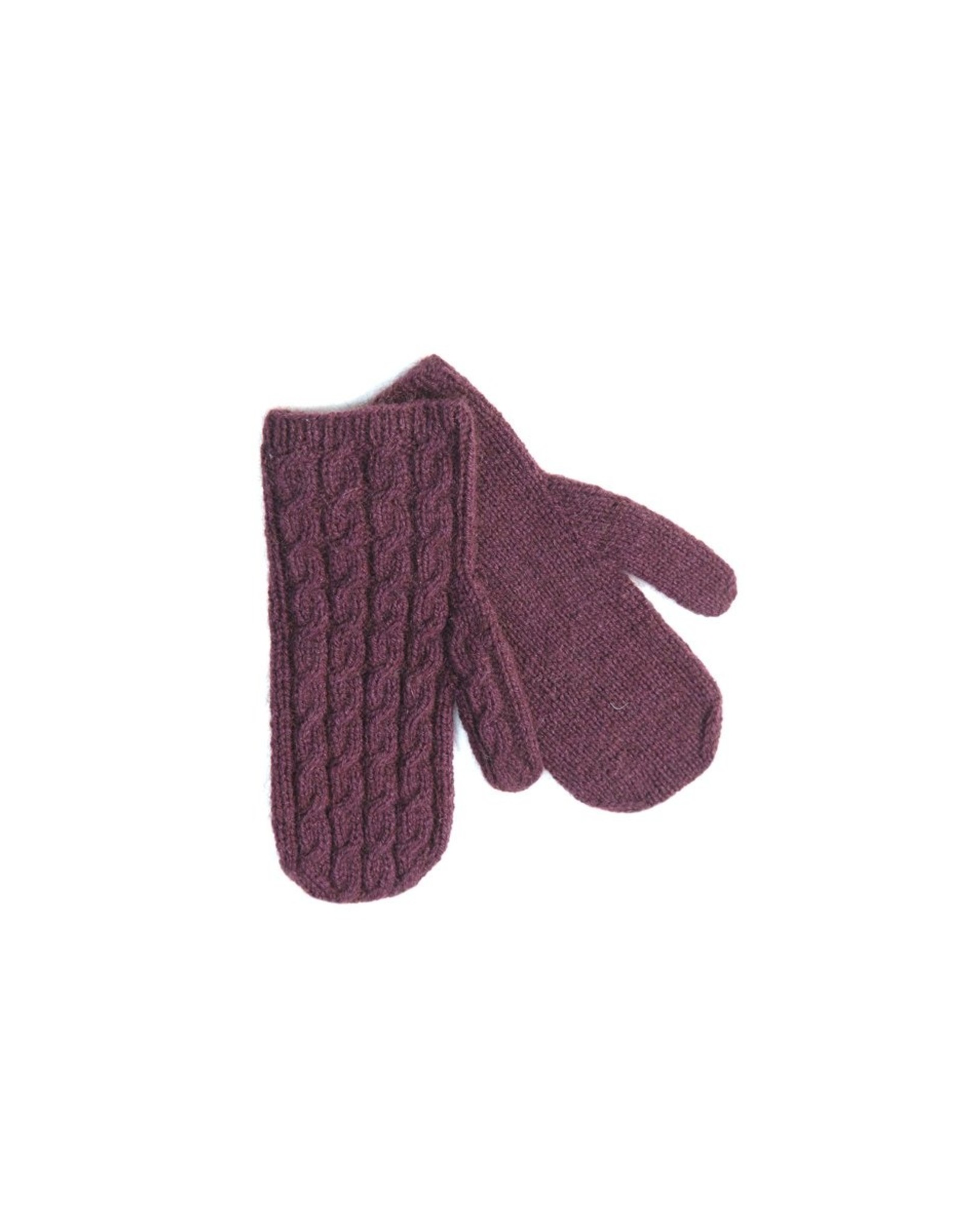 Cable Mittens - 100% Qiviuk