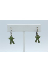 Boucles d'oreilles en Jade (Inukshuk) - JE57