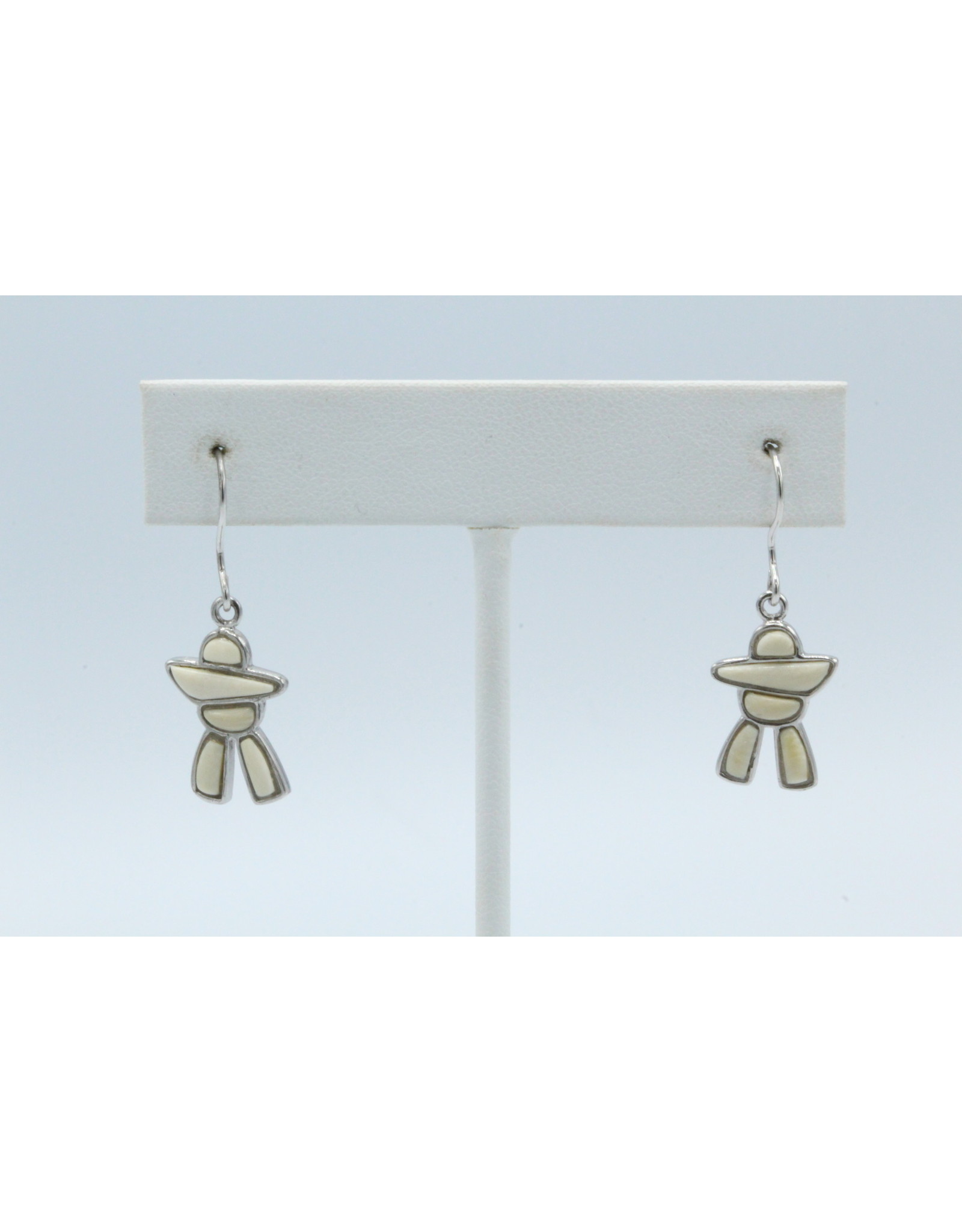 Inukshuk Mammoth Earrings Silver - ME57