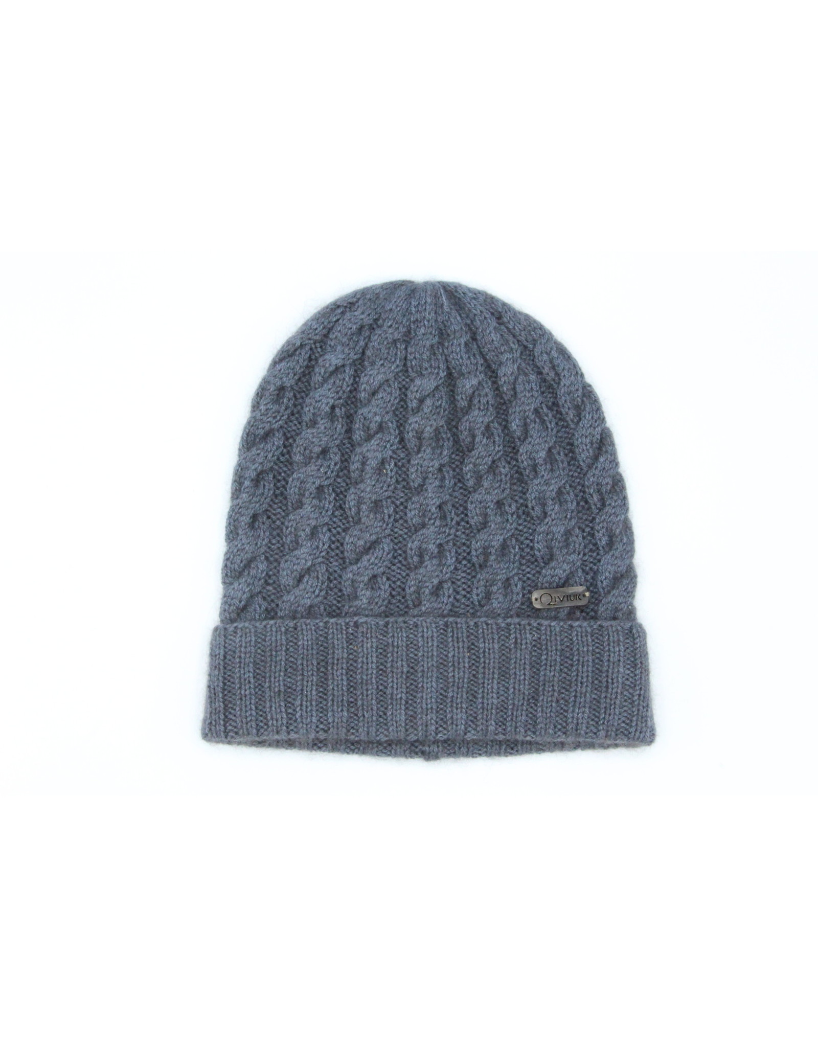 Cable Hat - 45% Qiviuk 45% Merino 10% Silk