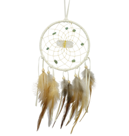 Vision Seeker Dream Catcher  with Stones and Quartz