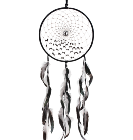 Energy Flow Dream Catcher in Hematite - DC830