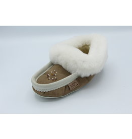 Clay Sheepskin Slipper Moccasin