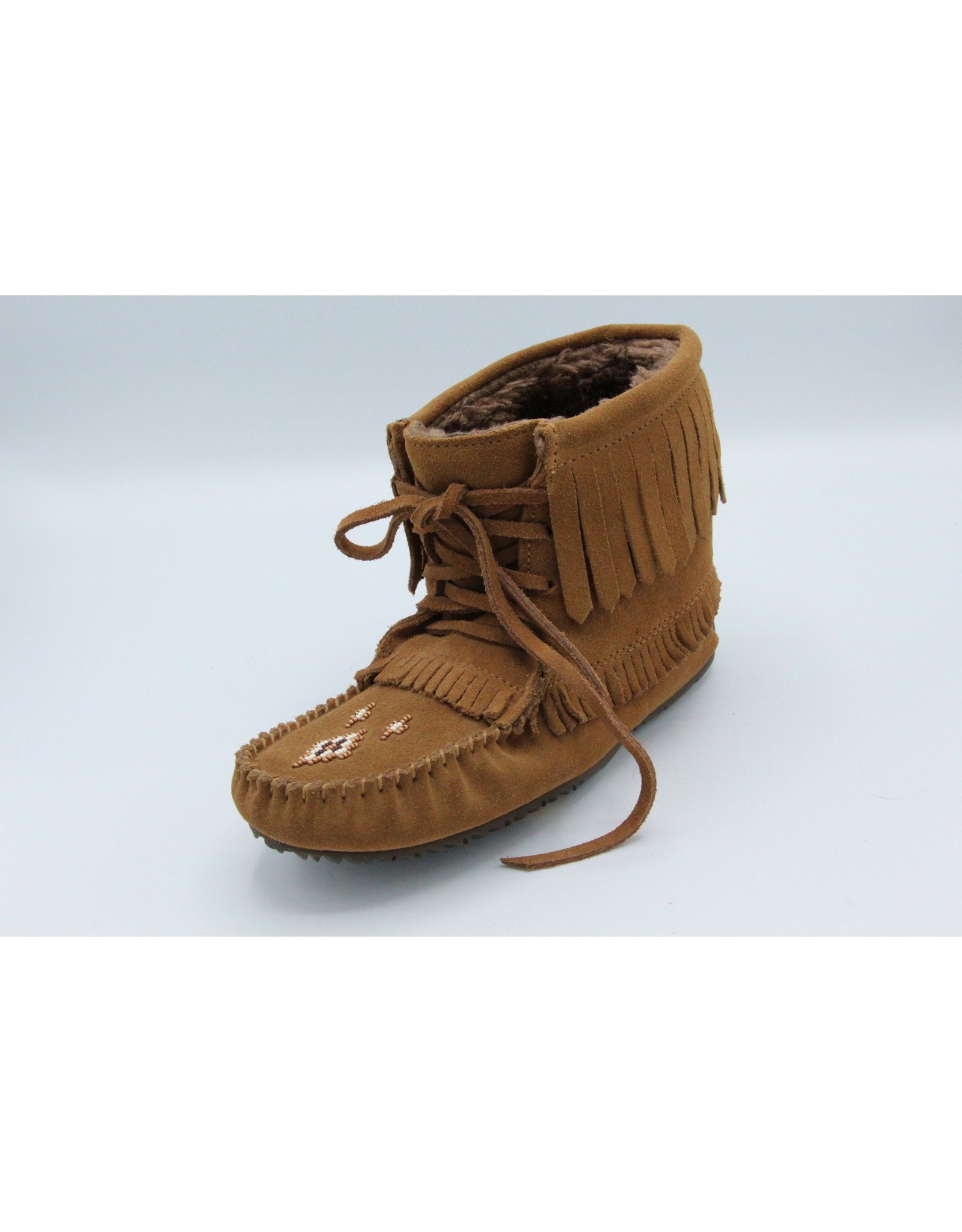 "Harvester" Suede Moccasin Boot (Lined)