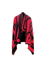 Reversible Fashion Cape - Tradition by Ryan Cranmer (Red & Black)