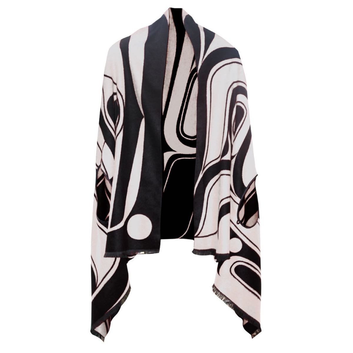 Reversible Fashion Cape - Tradition By Ryan Cranmer (Black & White ...